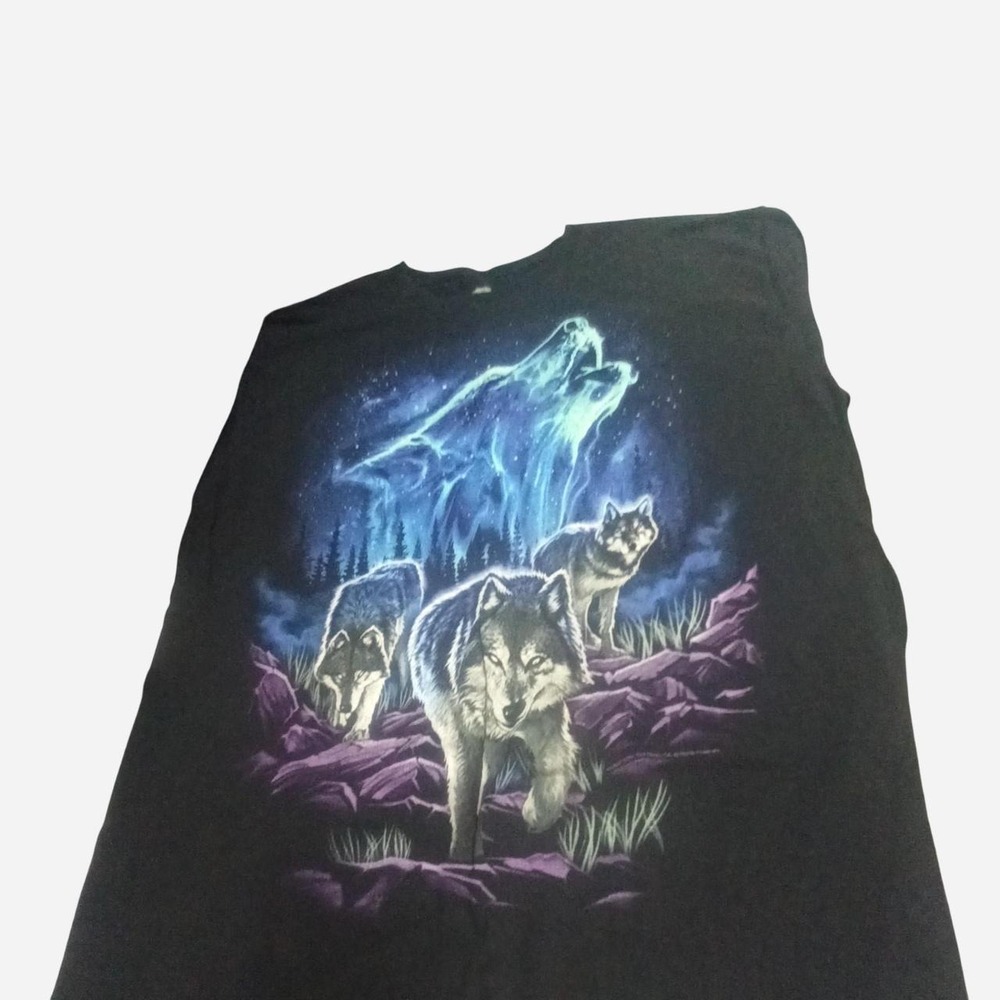 Wolf nature tee shirt
